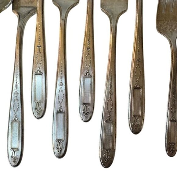 Silverplated Stainless Steel Flatware Set 27-Piece Service For Six - Picture 8 of 13